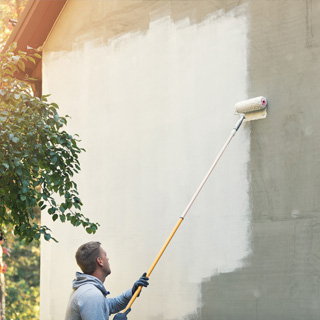 Rénovation mur extérieur 77